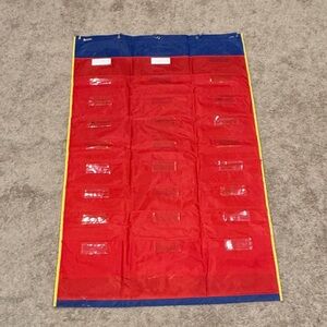 Red and Blue Hanging Organizer